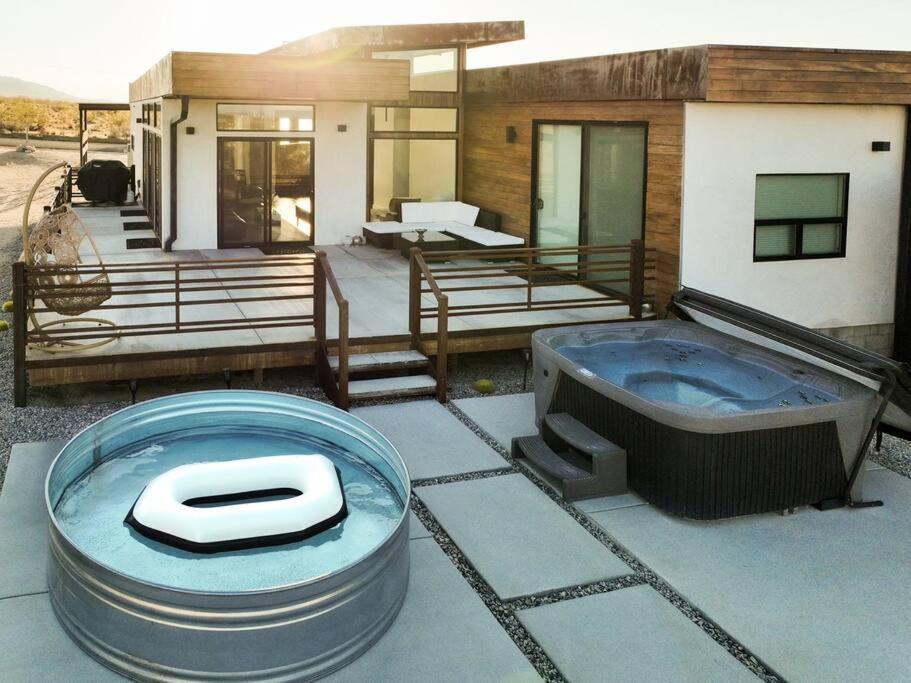 Panoramic Heaven - Luxury Designer Property W Spa Joshua Tree Exteriör bild
